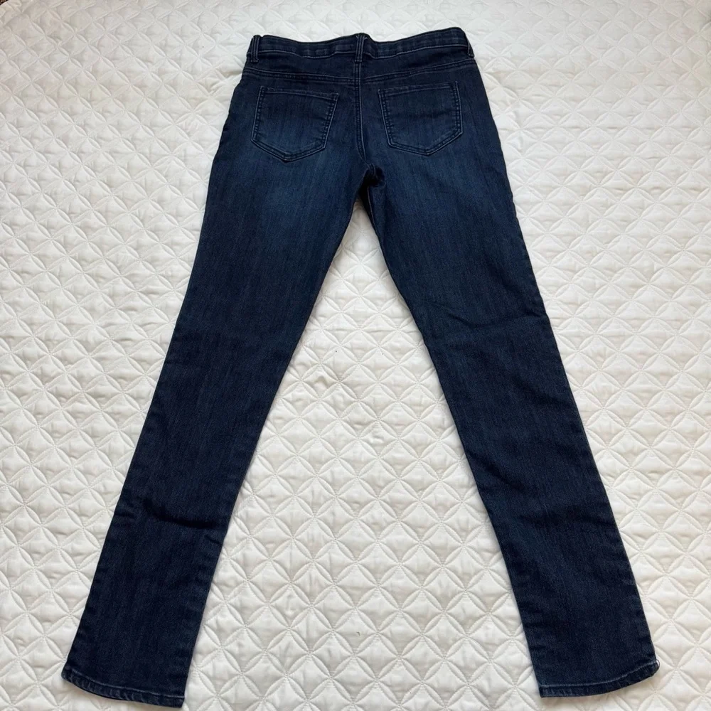 OshKosh B'gosh Kids Dark Blue Skinny Denim Jeans Adjustable Waist Size 12